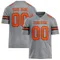 Customized Team Name Number Name Rugby T-shirt Personalized DIY V Neck Grey Mens Sports T Shirt