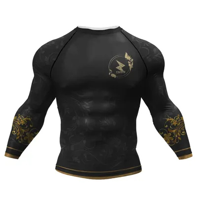CodyLundin 2025 Special Design Rash Guard For Men's MMA Muay Thai Muscle Exercise Full Sleeve Tops