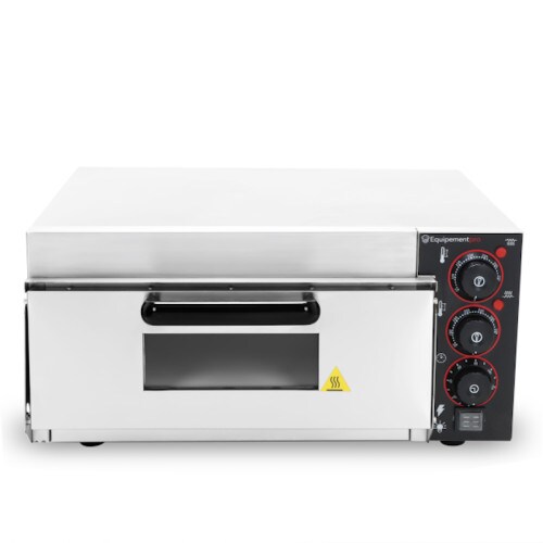 Professioneller 1-Kammer-Pizzaofen, 4 Pizzen Ø 20 cm - Equipementpro Image