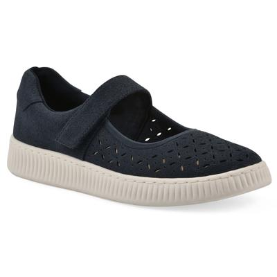 Women's Doubles Mary Jane by White Mountain in Navy Sueded Smooth (Size 9 M)