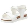 Sandale O'NEILL "POLLY SANDAL LOW JR", Gr. 31, weiß (sanftes weiß), Synthetik, sportlich, Schuhe