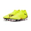 Fußballschuh PUMA "FUTURE 8 PRO FG/AG Fußballschuhe Damen", Gr. 38.5, gelb alert schwarz sun struck pink, Obermaterial: Synthetik, Textil; Futter: Synthetik, Textil; Innensohle: Textil; Laufsohle: Synthetik, Schuhe