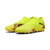 Fußballschuh PUMA "FUTURE 8 PRO MG Fußballschuhe Erwachsene", Gr. 44, gelb alert schwarz sun struck pink, Obermaterial: Synthetik, Textil; Futter: Synthetik, Textil; Innensohle: Textil; Laufsohle: Synthetik, Schuhe