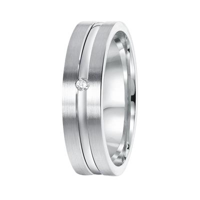 Lucardi Ringe 'Chios' 925 Silber - silbern 50mm Damen Image