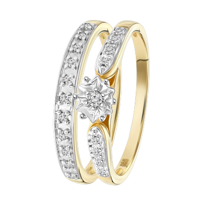 Lucardi - Ringe 585 Gold 1 ct Damen (829.99 € / 1 ct) Image