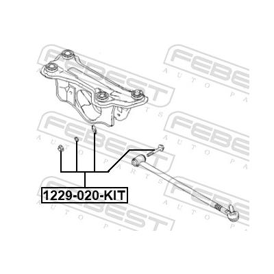 FEBEST Sturzkorrekturschraubensatz für HYUNDAI 55260-3K000 55260-26500 1229-020-KIT Image