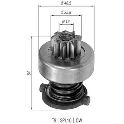 MAGNETI MARELLI Ritzel, Starter Universal 940113020122 Image