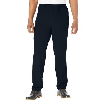 Men's Big & Tall Lightweight wicking pants by KingSize in Black (Size XL)
