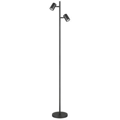 GLOBO LIGHTING Stehlampe "JAMES", grau (grau matt), Lampen, Stehleuchte, GU10 Fassung, Wohnzimmer, Flur Image
