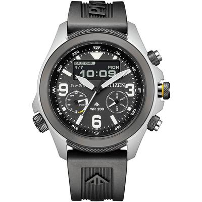 Solaruhr CITIZEN, schwarz, Armbanduhren, Herren, Armbanduhr, Herrenuhr, Edelstahlarmband, analog, digital, Tag Image