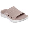 Pantolette SKECHERS "GO WALK FLEX SANDAL-ELATION", Damen, Gr. 35, rosa (hellrosa), Textil, sportlich, Schuhe, Keilabsatz, Sommerschuh, Schlappen mit Goga Mat Footbed, Topseller