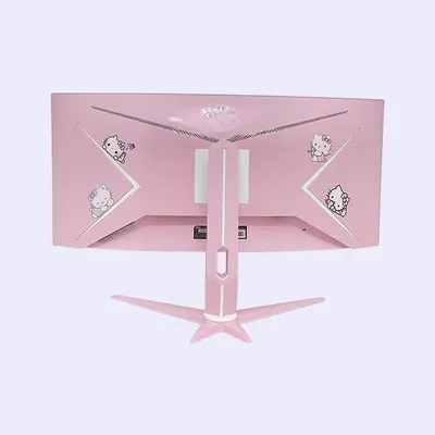 Haarschwanz-Bildschirm, rosa Monitor, 4 k, 180 Hz, weißer Bildschirm, 27-Zoll-2-K-E-Sport-Computer