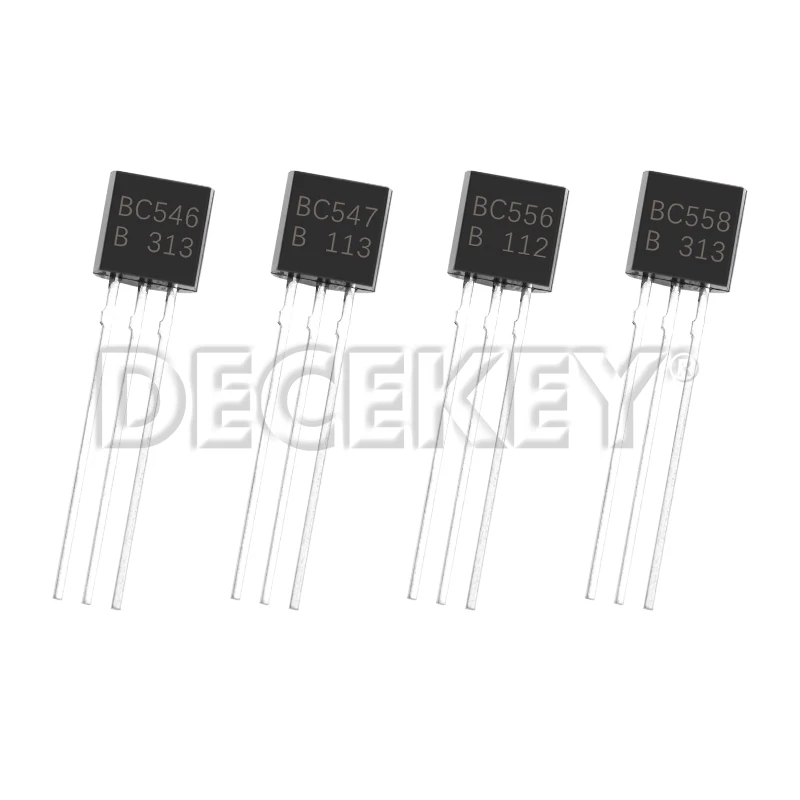 50 Stück BC547B BC547 TO-92 Bipolartransistoren – BJT NPN 45 V 100 mA HFE/45 neues Original Image