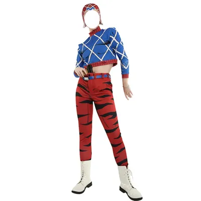 Anime Guido Mista Cosplay Golden Wind Kostüme JOJO Strickpullover Cosplays Fancy Outfit Halloween Image