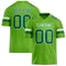 Customized Team Name Number Name Rugby T-shirt Personalized DIY V Neck Neon Green Sports T Shirt