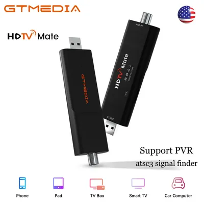 ATSC3.0/1.0 HDTV Mate cost-effective USB Mini TV Tuner Stick digital terrestrial signal support