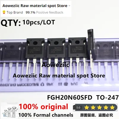 Aoweziic 2018+ 100% New Imported Original FGH20N60SFD FGH20N60 FGH75N60UF FGH75N60 FFH30S60S