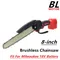 For Milwaukee 18V Battery 8-inch Brushless Chainsaw Cordless Electric Chain Saw Cutter Pruning
