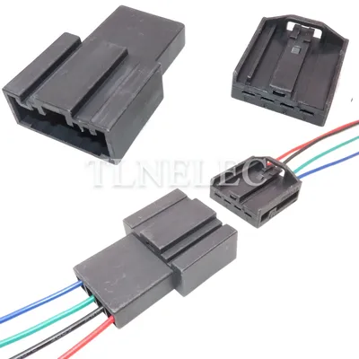 4 Pin Way Automobile WOOFER Unsealed Socket with Wires Car Wire Cable Connectors For BWM 1719093-1