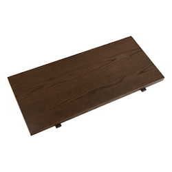 Ebuy24 A-Line Zusatzplatte 2 Stück 95x43cm Grau. Image