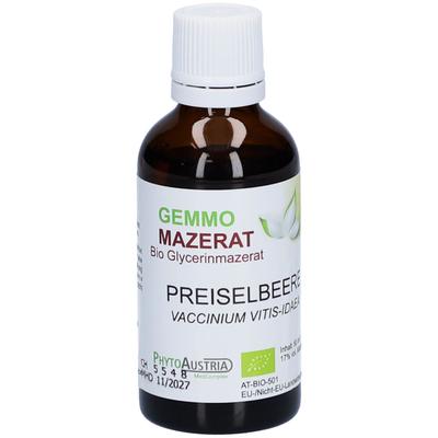 Gemmo Mazerat BIO Preiselbee 50 ml Tropfen zum Einnehmen Image