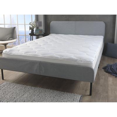 TEMU Breathable Mattress Protector - Mattress Topper, Washable, And Hygienic - Practical Mattress Protection, Soft Microfiber, Temperature-regulating, Allergy-friendly, Easy To Care For Image
