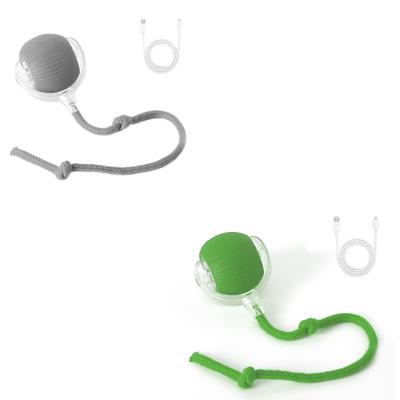 TEMU Cat Long Tail Interactive Ball, Usb Charging, Durable Pc Material, Used To Exercise Cat Reaction , Suitable For All Varieties, Without Battery Image