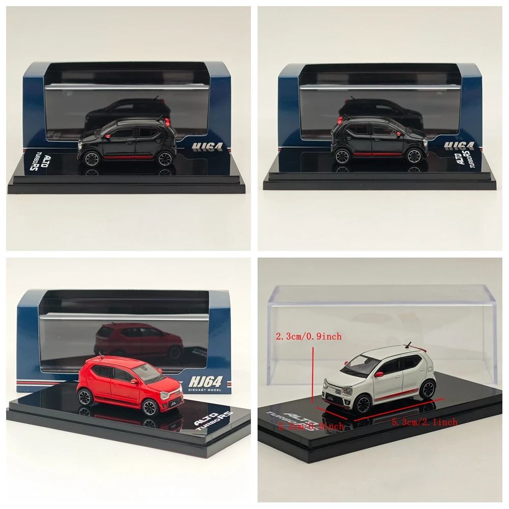Hobby Japan 1/64 ALTO WORKS TURBO RS HA36S HJ 642070 Diecast-Modellauto der A-Serie, Miniatur-Spielzeugfahrzeugmodelle in limitierter Sammlung