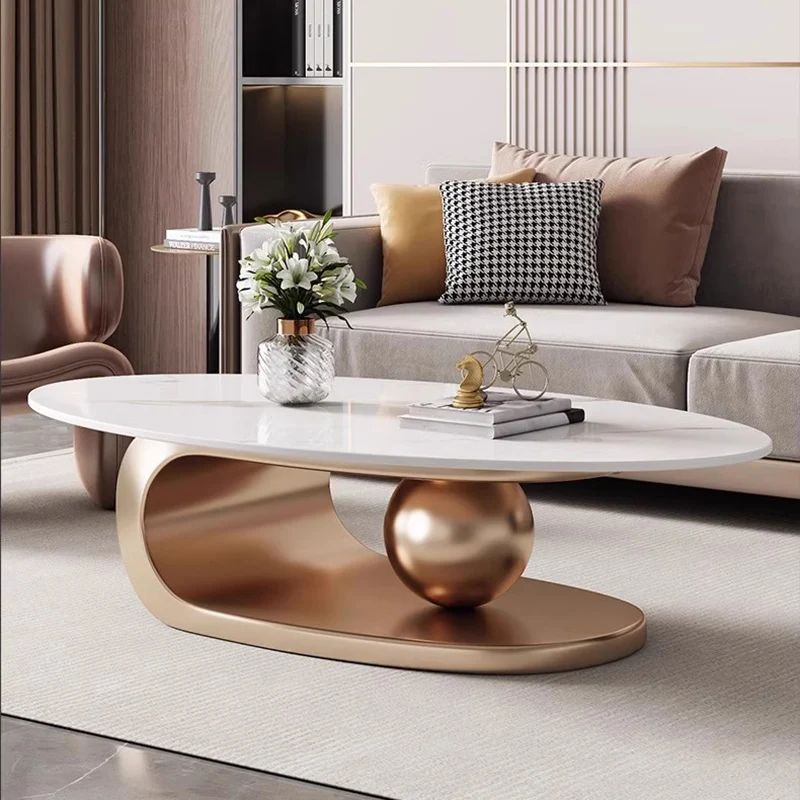 Günstiger süßer Couchtisch, einzigartiger italienischer Designer, moderne Dekoration, Beistelltisch, platzsparend, Mesas Bajas, Möbel im chinesischen Stil Image