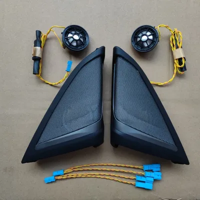 For BMW 5 Series G30 Car Dashboard Speakers Front Door Tweeter Cover Audio Center Midrang Loudspeaker Horn Upgrade