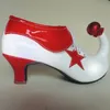 Halloween hohe ferse clown schuhe für frauen erwachsene rot clown schuhe lustige schuhe lustige cosplay schuhe halloween cosplay zubehör
