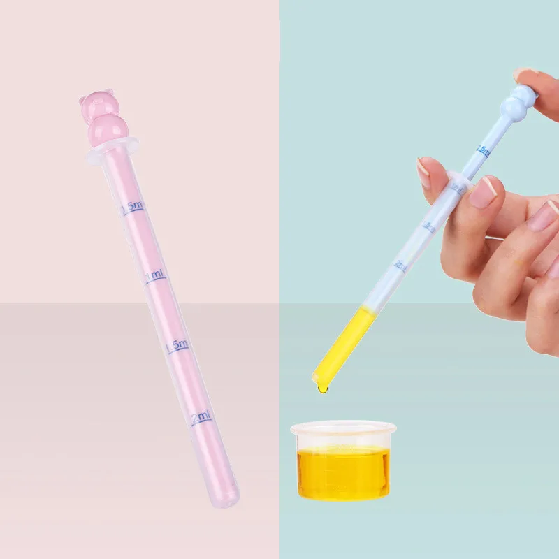 Baby Squeeze Drug Feeder mit Skala Anti-Erstickung spritze Typ Neugeborenen sichere Medizin Spender Kinder Medikamente Gerät Image