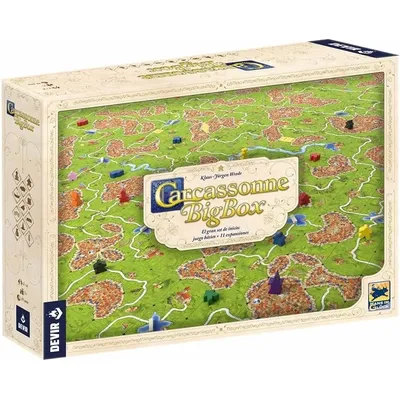 Carcassonne Big Box, Carcassonne Plus, Jugendliche + 11 Erweiterungen, für 7 Jahre, Amigos Image