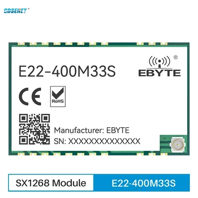 SX1268 433 MHz Lora Wireless RF Transceiver Modul CDSENET E22-400M33S Low Power 33 dBm Fern 16 KM Image