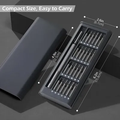Screwdriver Sets 24 in 1 Glasses and Watch Repair Hand Tools Computer Screwdriver Set IPhone Camera Precision Screwdriver Set