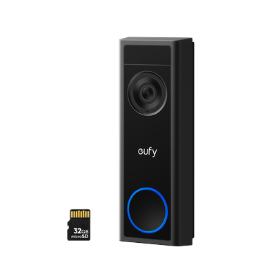 eufy Video Doorbell C31 with 32 GB MicroSD Card