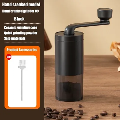 1pc Manual Coffee Bean Grinder Portable Home Outdoors Travel Hand Crank Coffee Grinder for