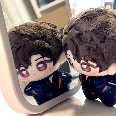 New 10cm Love and Deepspace Anime Figure Plush Doll Caleb Figure Mini Starfish Body Pendant Figurine Stuffed Toy Collection Gift