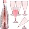 Ensemble de verres à vin à Champagne pliables en plastique, verres à vin réutilisables avec