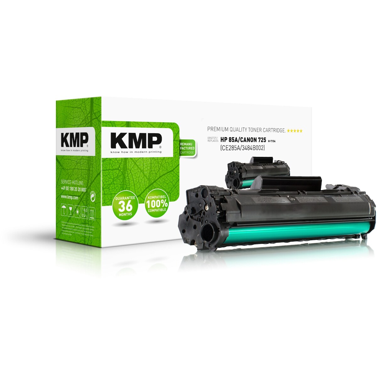 Toner 1229,0000 H-T154 wie HP CE285A 1.600 Seiten schwarz Image
