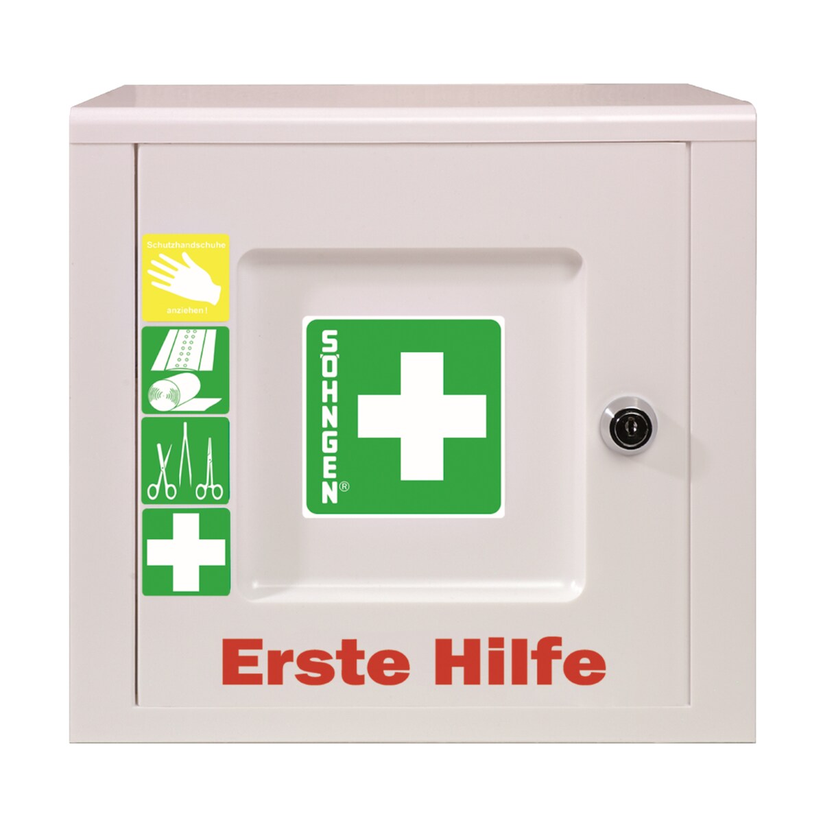 SÖHNGEN Erste Hilfe Schrank PICCOLO 5001024 DIN 13157 gefüllt weiß Image