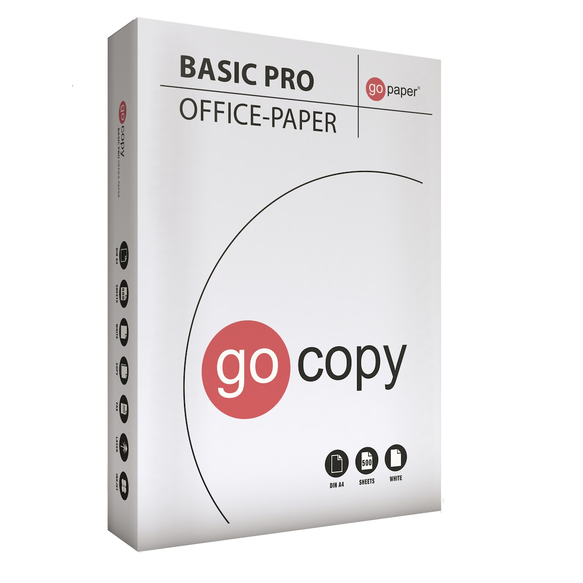 go copy Kopierpapier 130100080 A4 70g RC weiß 500 Blatt Image