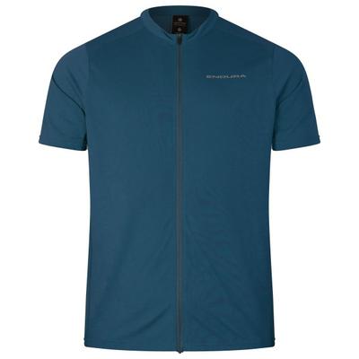 Endura - Loop S/S Zipped Jersey - Radtrikot Gr L blau Image