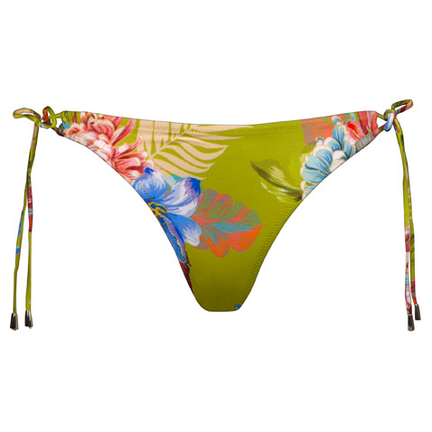 Lidea - Women's Botanic Burst Bikini Bottoms Tie Side - Bikini-Bottom Gr 44 bunt
