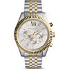 Chronograph MICHAEL KORS "LEXINGTON", silber (silberfarben, goldfarben, silberfarben), Armbanduhren, Herren, Quarzuhr, Armbanduhr, Herrenuhr, Edelstahlarmband