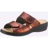 Pantolette CLASSIC BASICS, Damen, Gr. 42, braun (bronzefarben), Glattleder, Basic, Schuhe