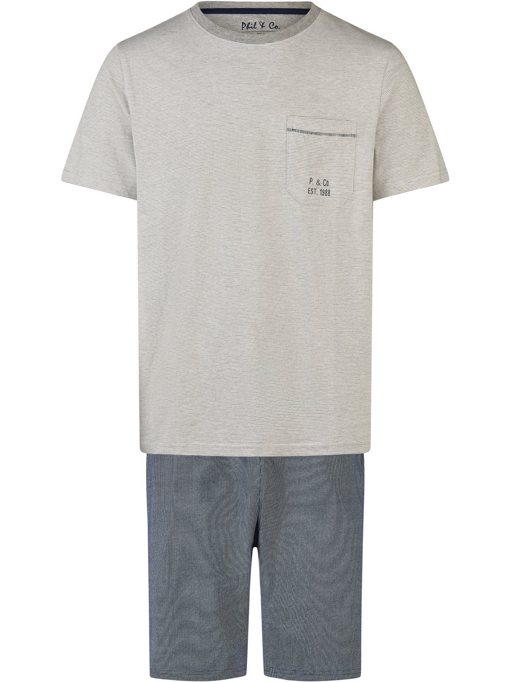 Phil & Co. Berlin Pyjama Herren mehrfarbig, XL Image