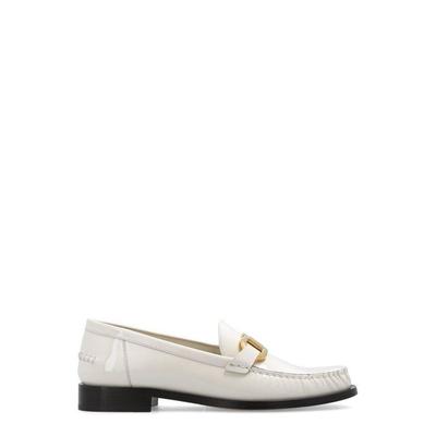 Slip-On Loafers - White - Ferragamo Flats
