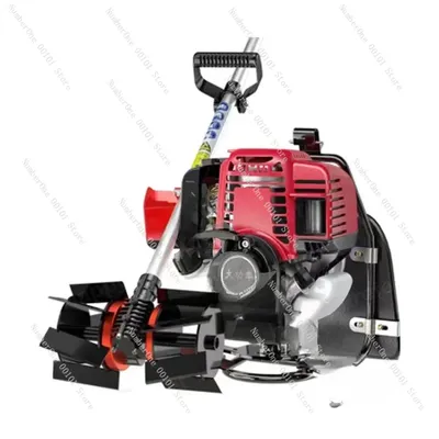 Gasoline Engine 4 Stroke Lawn Mower Backpack Weeder Grass Cutter Eradicator Agricultural Multi-Functional Garden Harvesting Tool