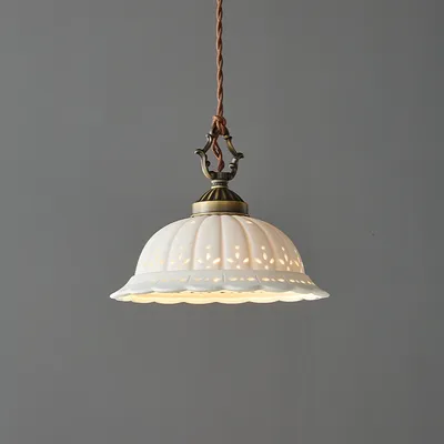 Nordic Vintage Copper Chandelier Restaurant Bedroom Cafe Bar Copper Color To Do Old Ceramic Lamp Shade Living Room Floor Lamp